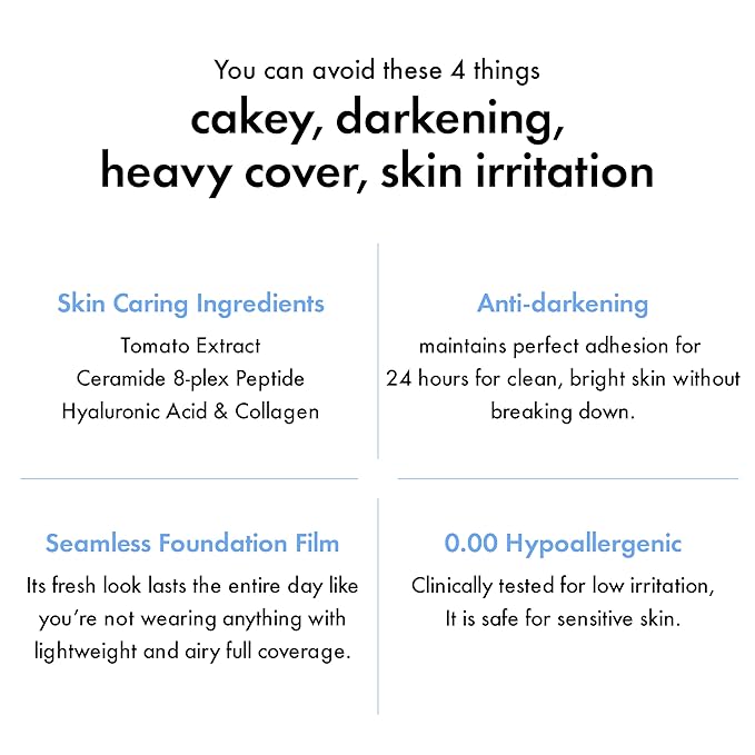 Amuse SEOUL Ceramic Skin Perfector Cushion Foundation Refill | Long-lasting, Lightweight, Semi-matte, Flawless Coverage, Hypoallergenic, Korean Beauty, Vegan(15g / 0.52 oz.) ([Refill] 03 HONEY)