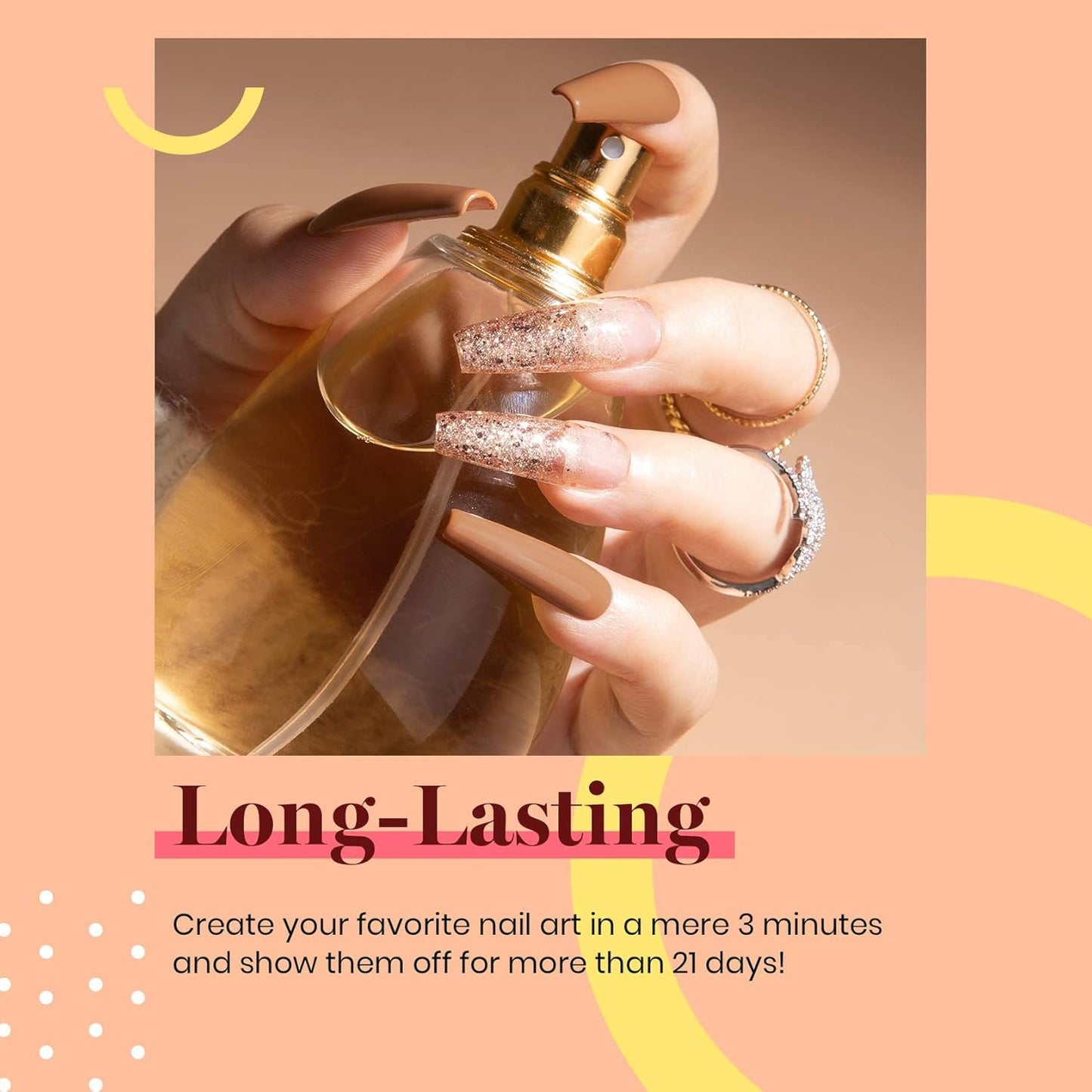 Beetles Brown Gel Nail Polish, 1Pcs 15ml Brown Fall Color Gel Polish Soak Off Nail Art Manicure Salon DIY Uv Lamp Nail Design Decoration at Home