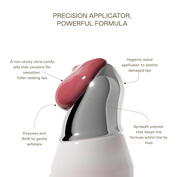 EADEM Le Chouchou Lip Softening Balm, Lip Gloss for Women, Lip Plumper & Lip Mask, Overnight Hydrating & Moisturizing Luxury Lip Balm, 0.5 oz, Fig Sauce