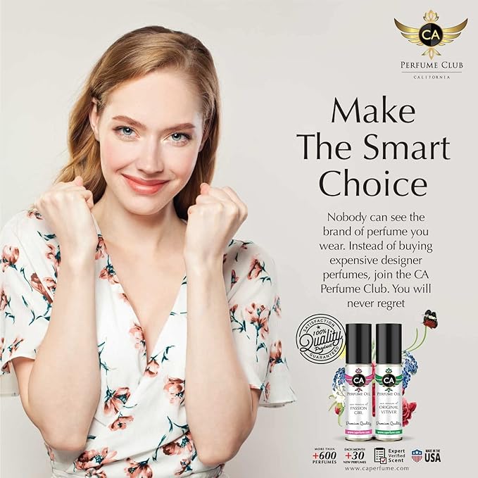 CA Perfume Impression of Victor & R. Spicebloom For Men Replica Fragrance Body Oil Dupes Alcohol-Free Essential Aromatherapy Sample Travel Size Concentrated Long Lasting Attar Roll-On 0.3 Fl Oz-X2