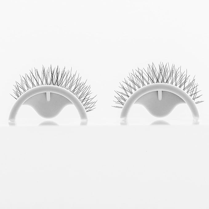 False Eyelashes, 5 Pairs Wispy Light Pre-Glued Self Adhesive Lashes with Applicator (DLP03)
