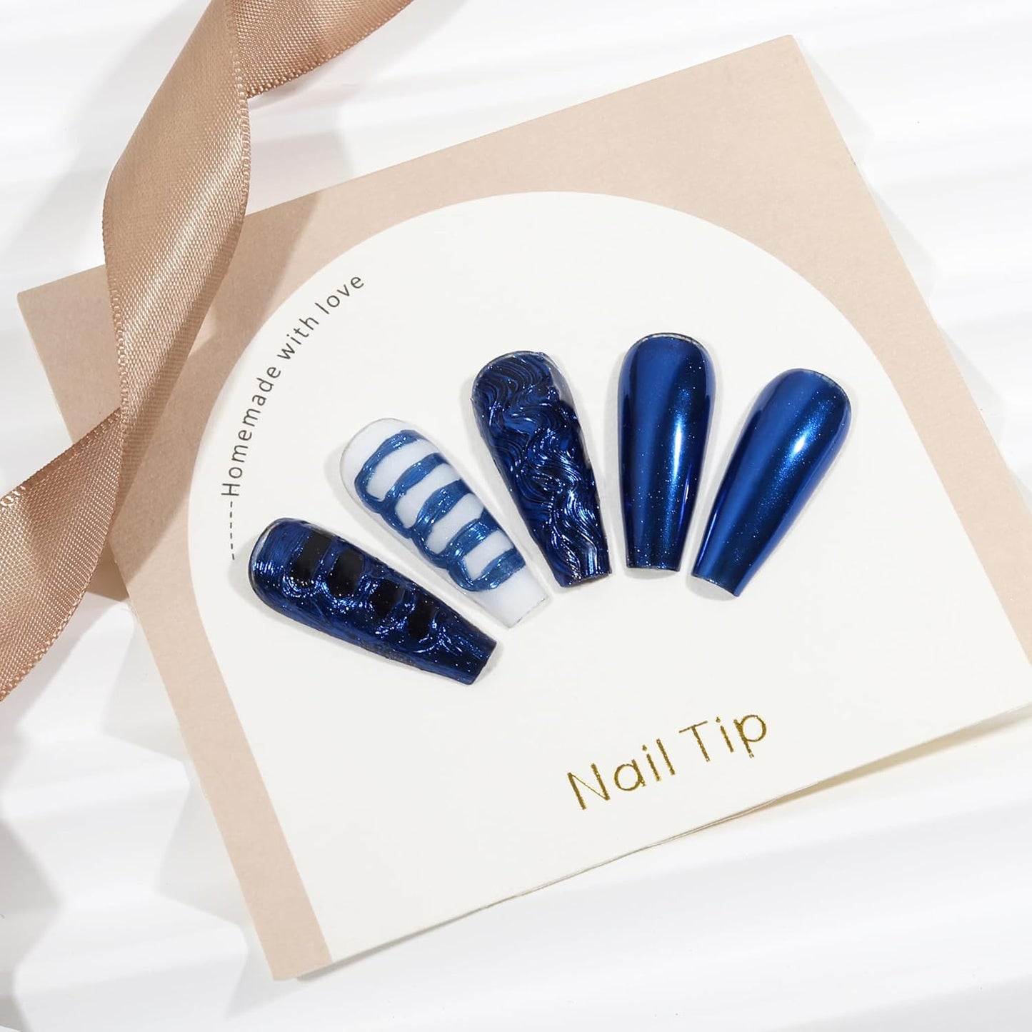 Artdone Chrome Nail Powder, Dark Blue Iridescent Aurora Powder Metallic Mirror Effect Pigment Pearlescent Mermaid Pigment Pearl Glitter Dust Kit, Nail Art Decoration, Resin Craft