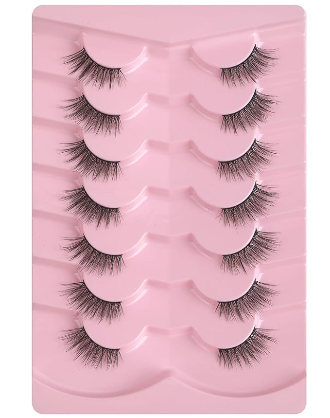 Half Lashes Natural Lashes Wispy Lashes Corner Lashes 3/4 False Eyelashes Natural Half Eyelashes W19