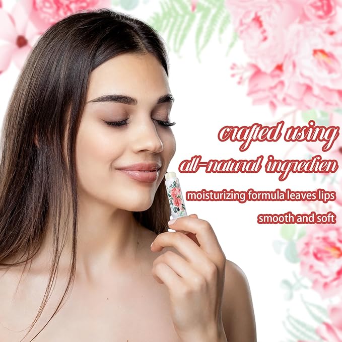 Dunzy 100 Pack Hello Fall Thanksgiving Party Gifts Bulk Lip Balms Favors Employee Appreciation Gifts Thank You Gifts Team Inspirational Gifts for Women Men Coworkers Satff Teachers(Flower)