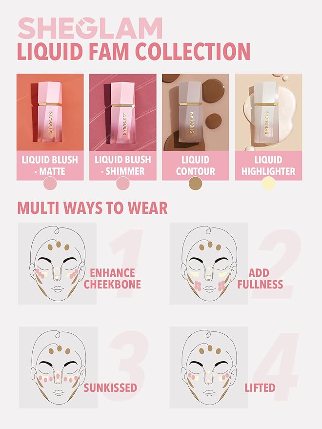 SHEGLAM Sun Sculpt Liquid Contour Stick Long Lasting Cream Bronzer Makeup-Warm Money