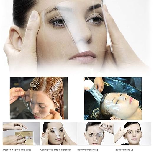 100 PCS Safety Face Shield, Disposable Microblading Protective Shower Visor Face Shield Mask Eye Shields Masks for Hairspray Salon Supplies Eyelash Extensions Eye Eyelid Surgery Aftercare (100PCS)