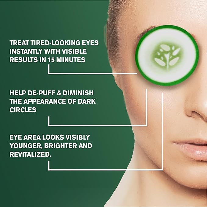 Fran Wilson NOURISH MY EYES Cucumber and Green Tea Pads - 36 Pads each (PACK OF 6) At-Home Spa Treatment to refresh and decrease puffiness under the eyes