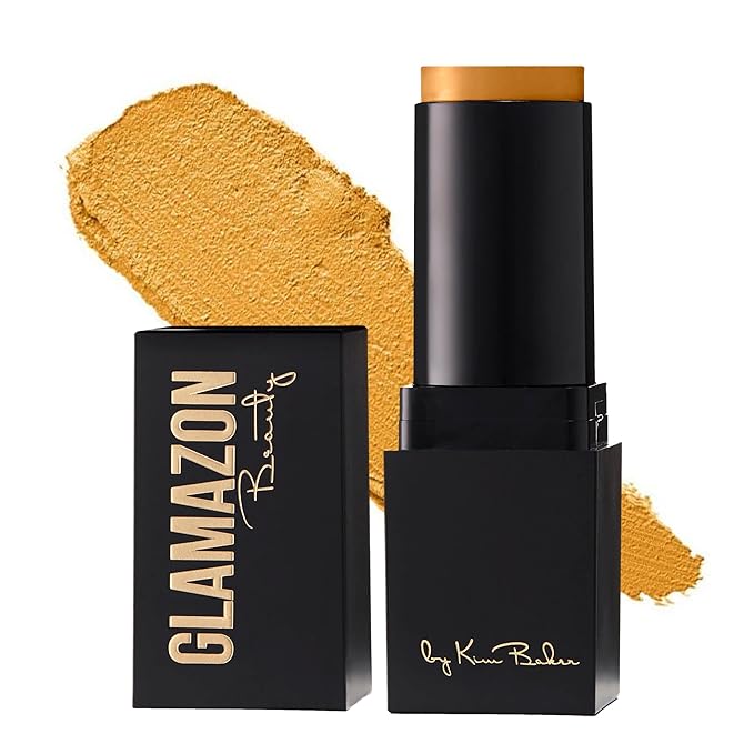 Glamazon Second to None Foundation Stick, Sunkissed Honey, Light-to-Full Coverage, Weightless Makeup With a Glowy Natural Finish