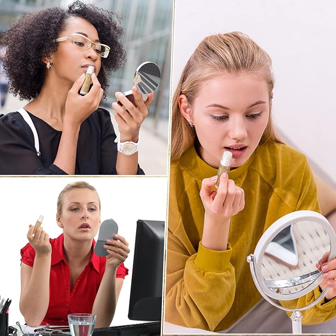 Demissle Thank You Gifts for Coworker Lip Balm Bulk Set Inspirational Appreciation Gifts Leaving Farewell Gifts Vanilla Ingredients Lips Care Products for Friends Teacher Worker Employee (72 Pcs)