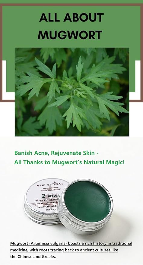 2 Step 20 Days Complete Acne Skin Care Kit.Acne Cleanser Pure Mugwort Essential Oil Soap Face Wash-Cleanse, Hydrate,Moisturize,Harmonize for Restored Skin Balance-1Pcs,120g