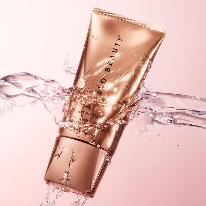 JLO Beauty That Hit Single Face Wash Cream, Antioxidant Rich Gel Cleanser & Makeup Remover Skin Care Formula Gentle Pore Cleansing Daily Facial Cleanser to Support Smooth, Radiant Skin, 5 Oz