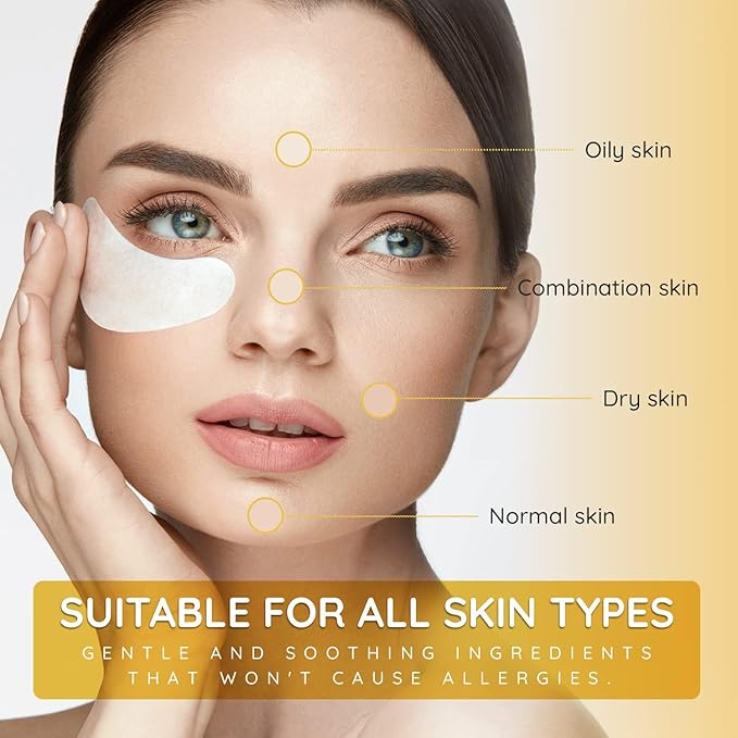 Enaskin Naturals Under Eye Patches for Dark Circles: Premium Gels Pads - Reduce Eye Bags, Wrinkles & Puffy - Skin Treatment Advanced Mask - Anti Aging & Face Moisturizer For Women, 10 Pairs (Black)