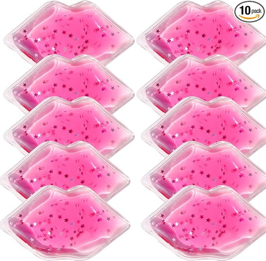 Eye Pad, Gel Eye Pad, Cooling Eye Pads, Gel Eye Mask,Gel Ice Pack, Cooling Ice Eye Masks, Hot Cold Eye Mask, Eye Ice Pack, Gel Eye Mask for Puffy Eyes, Migraine, Puffiness (10 pcs)