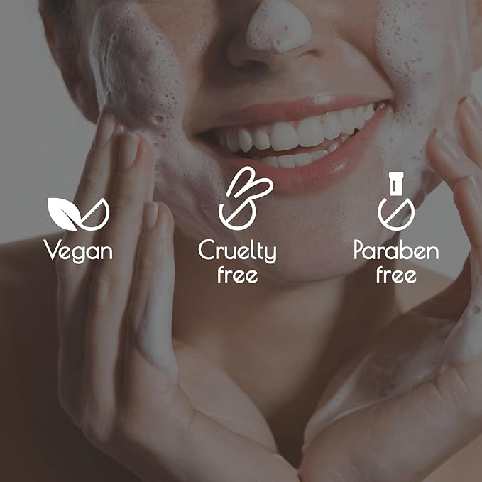 Be Bare Jelly Ball Cleanser, Daily Face Wash Korean Skin Care Cleanser Ball for Dry Skin with Squalane & Hyaluronic Acid for Skin Hydration and Moisturizing - Fresh Aqua (1.41oz)