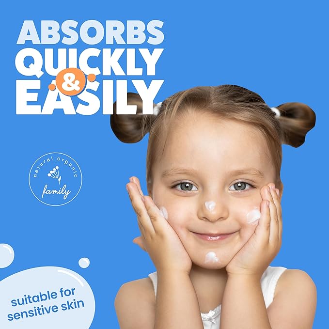 Award-Winning Kids Face Cream - Gentle & Calming Moisturizer with Natural Ingredients for Sensitive & All Skin Types - Fragrance-Free