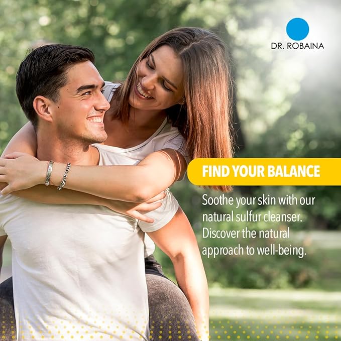 Dr. Robaina Sulfur Balsam Lotion – Lightweight Moisturizer for Dry, Flaky & Itchy Skin – Calms Redness, Supports Skin Barrier & Locks Hydration – Shea Butter & Tea Tree – 8 fl oz, USA Made