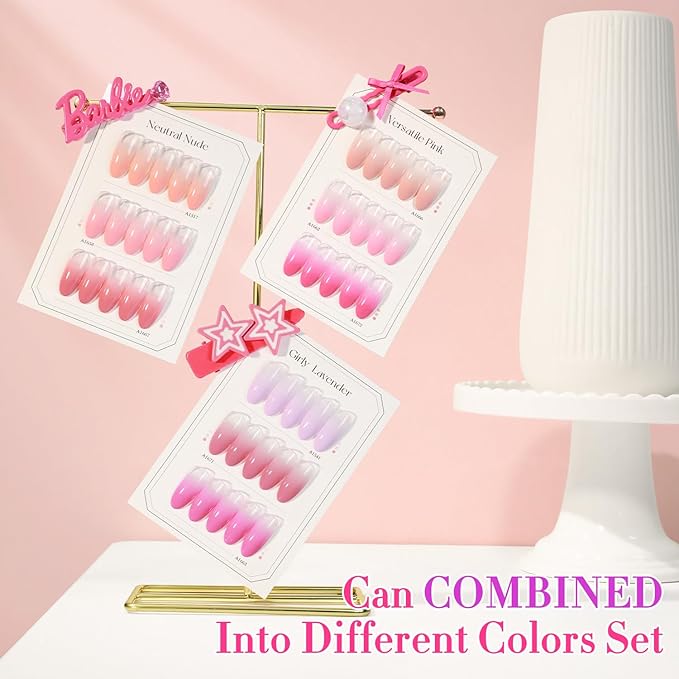 Double Rhythm 28Pcs 0.5Oz Gel Nail Polish Set Same Color Same Bottle Soak Off Gel Polish Kit Nail Art Manicure Salon DIY at Home for Women (Neutral Skin Pink Nude Collection-T24-12)