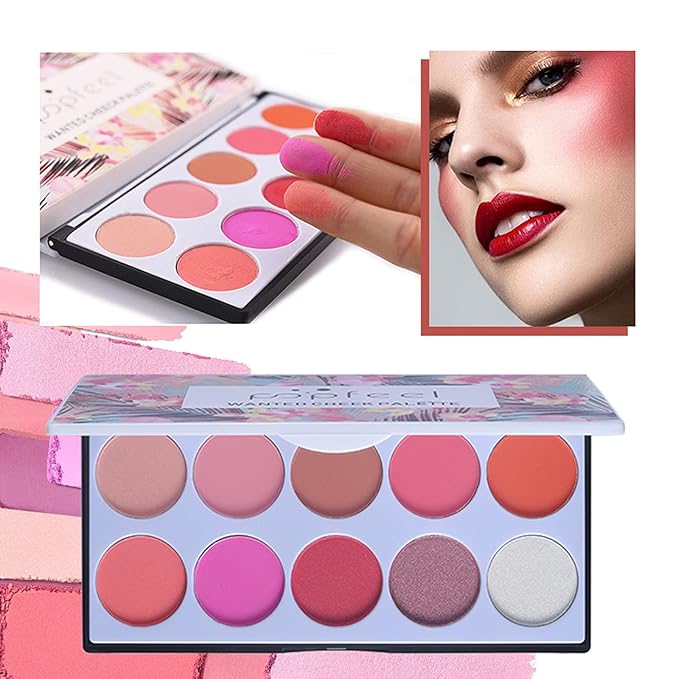 All in One Makeup Bundle with Makeup and Reusable Waterproof Case, Ultimate Color Combination Eye Shadow Palette, Photo Finish Foundation, Lipstick Set, Multi-Use Concealer etc, Makeup Gift Set