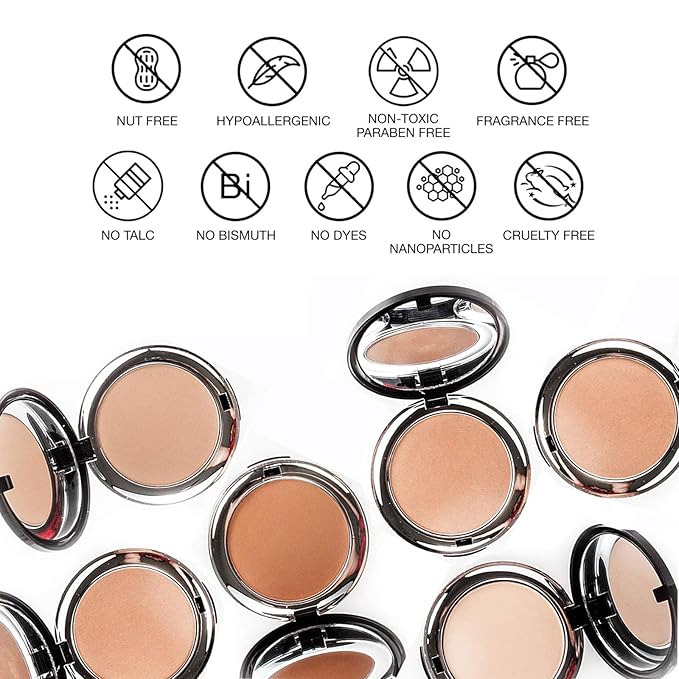bellapierre Compact Mineral Foundation SPF 15 | Vegan & Cruelty Free Natural Makeup | Full Coverage Matte Foundation | Hypoallergenic | Oil & Talc Free - 0.35 Oz - Ultra