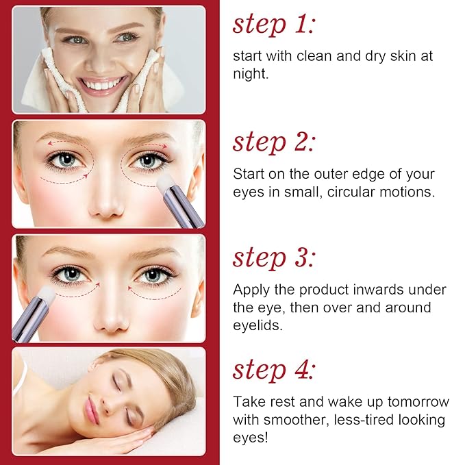 Eye Stick - Anti Wrinkle Eye Cream for Puffy Eyes, Dark Circles, Eye Bags, Crows Feet, Wrinkles,Reduces Wrinkles Saggy Skin Puffy Eyes (Caffeine)