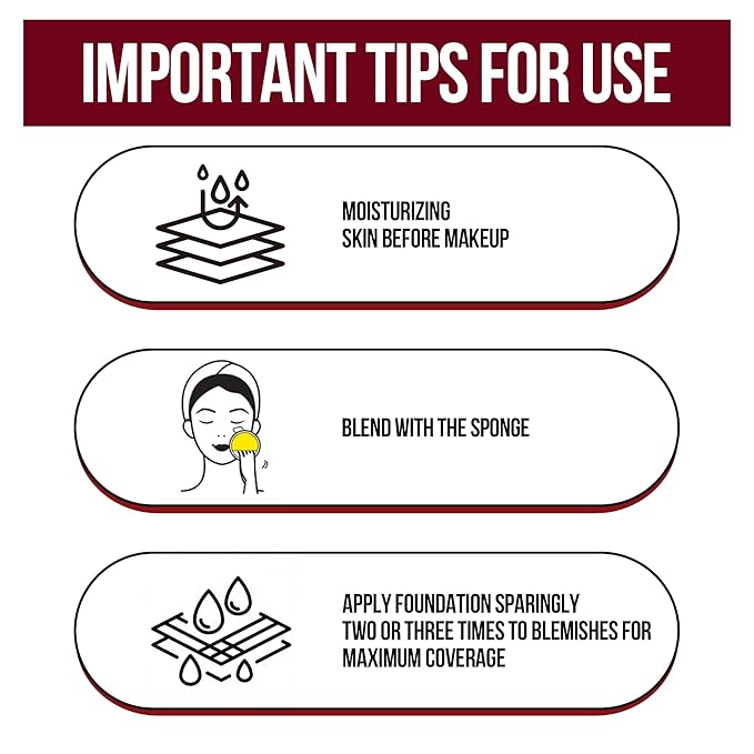 FV Waterproof Foundation with Medium Coverage, Oil-free & Long Lasting, Lightweight, Matte Foundation for Oily/Normal Skin, Sweat-resistant Liquid Makeup Foundation for Face, 30g, Ivory