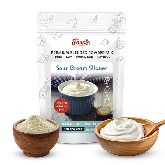 Fanale Premium Sour Cream Bubble Tea Flavoring Powder | Perfect for Baking, Smoothies, Desserts and Drinks | Instant Flavoring Powder for Boba Milk Tea - 2.2 Pounds (Pack of 1)