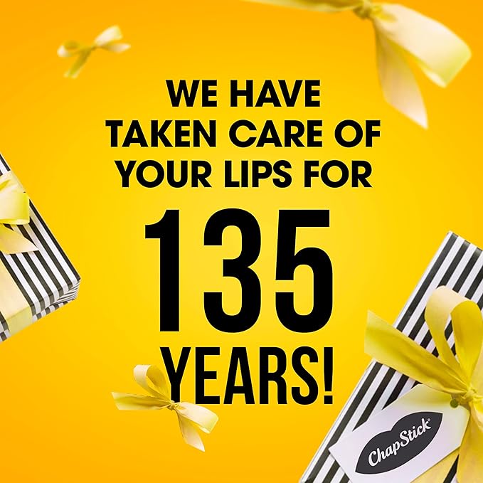 ChapStick Classic Original Lip Balm Tubes, Lip Care - 0.15 Oz (Pack of 12)