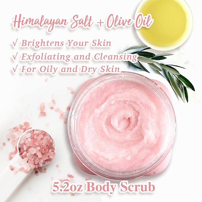 Birthday Gifts For Women-Assorted 4 Shower Steamers, 3 Bath Bombs, 2 Scented Candles, and 1 Exfoliating Body Scrub - Gifts for Mom, For Women, For Wife and Girlfriend……