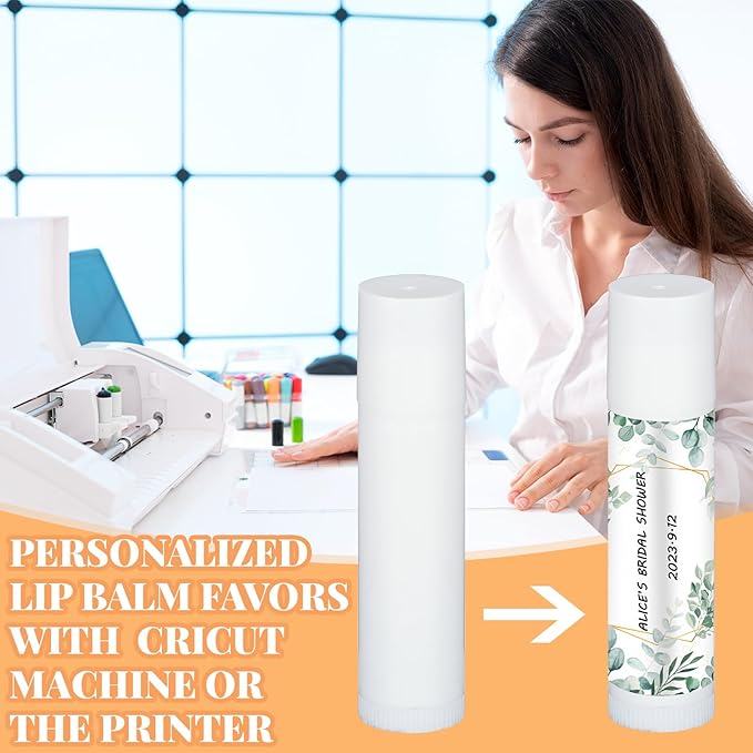 Demissle 150 Pcs Unlabeled Lip Balm Bulk Chapped Stick Blank Mini Lip Balm Gifts Moisturizing Lip Balms Favors for Women Homeless Wedding Bridal Shower Favors Baby Shower Guests Favors(Cocoa Butter)