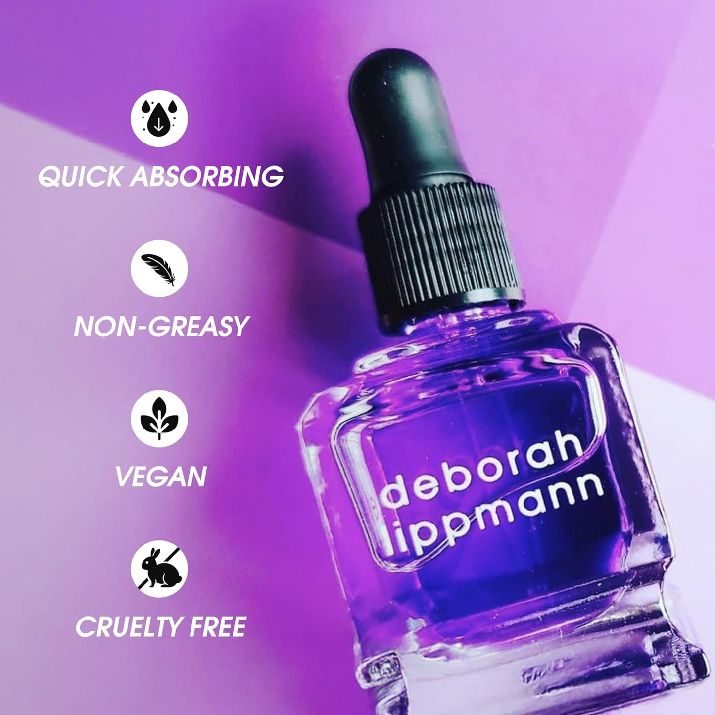 Deborah Lippmann Cuticle Oil, Hydrating Nail Care Treatment, Repair Dry Cuticles with Vitamin E and Coconut Oil, 0.50 Fl Oz