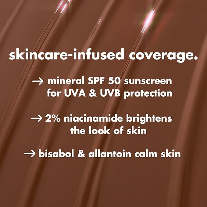 e.l.f. Halo Glow Skin Tint SPF 50, Tinted Moisturizer For Light, Buildable Coverage, Creates A Natural Glow, Vegan & Cruelty-Free, 1 Fair Neutral