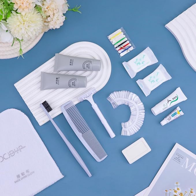 Hygiene Kit, Hygiene Kit Bulk, The Travel Hygiene Kit Is Fully Equipped, Individually Packed, Easy To Carry, Convenience Kits Suitable For Hotel, Home, Camping, Travel (PACK-25)