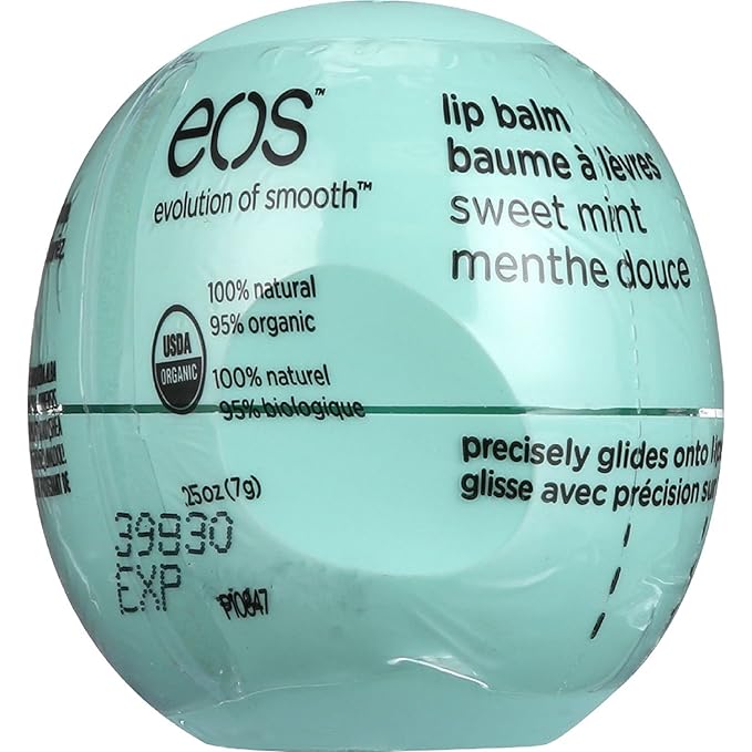 Eos Swt Mnt Sphere Srnk L Size 0.25o Eos Sweet Mint Sphere Shrinkwrap Lipbalm 0.25oz
