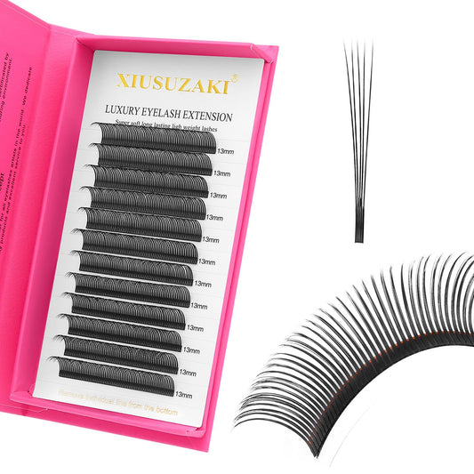 5D Flower Lash Extensions Spikes Lashes 0.07 Matte Black C Curl Lashes 11mm Volume Eyelash Extension Lash Trays Professional Use(5D Flower,0.07-C,11mm)