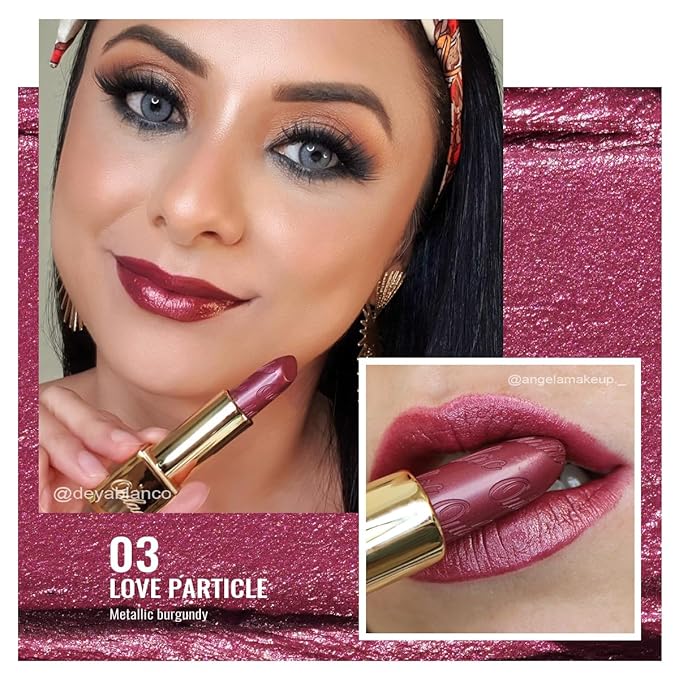 Oulac Red Lipstick & Lipliner Set High Impact Lipcolor with Moisturizing Formula, Vegan Beauty, Full-Coverage Lip Color, Gift Lipstick for Women, 4.3g X 3PCS, LL07+03+04