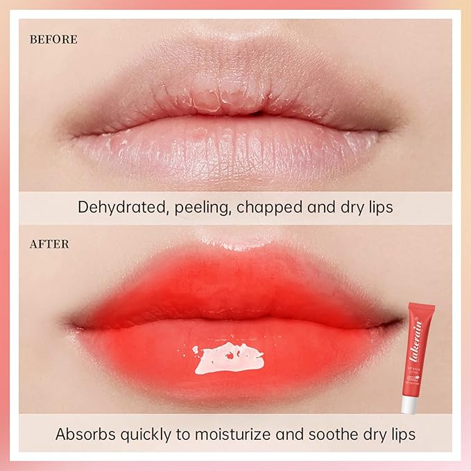 Erinde 3 Colors Lip Butter Balm Trio, Moisture Hydration Lip Butter Gloss, Sheer Tinted Lip Mask and Lip Balm, Soothing Lip Treatment Care Makeup, Shine Lip Glow Oil for Dry, Chapped Lips