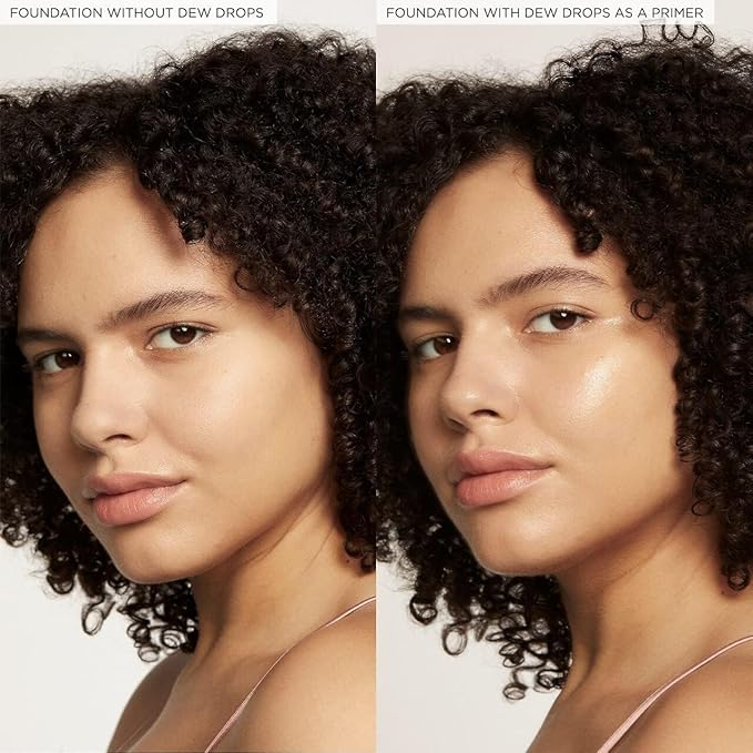 Glow Recipe Watermelon Niacinamide Dew Drops, Travel Size - Brightening, Plumping Hydrating Face Serum, Makeup Primer + Liquid Highlighter with Hyaluronic Acid - Dewy & Glowing Korean Skin Care (15ml)