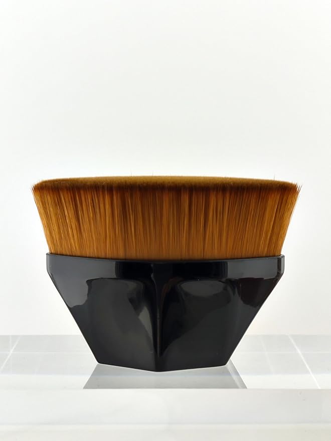 Foundation Makeup Brush Fast Flawless Application Blusher Liquid Cream Powder Cosmetic Body Blending Tool, Black