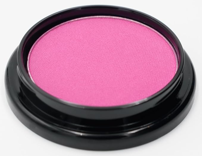 Hot Pink Bright Fuchsia Magenta Rouge Blush Pressed Cheek Color Powder, Talc & Paraben Free, 4 Grams, No Animal Testing & Cruelty Free