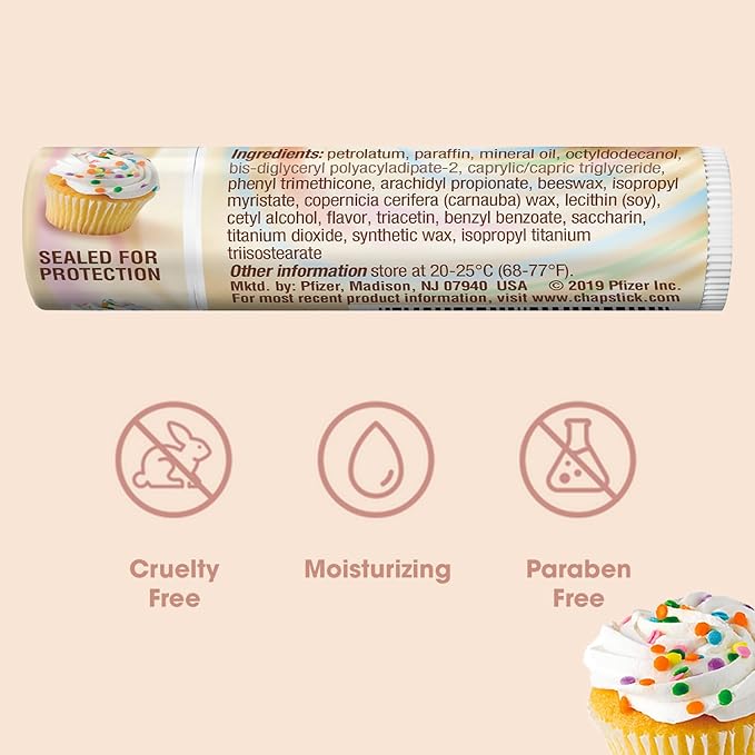 ChapStick Limited Edition Cake Batter, 12-Stick Refill Pack