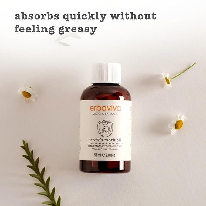 Erbaviva Stretch Mark Oil -Travel size 2 Fl Oz