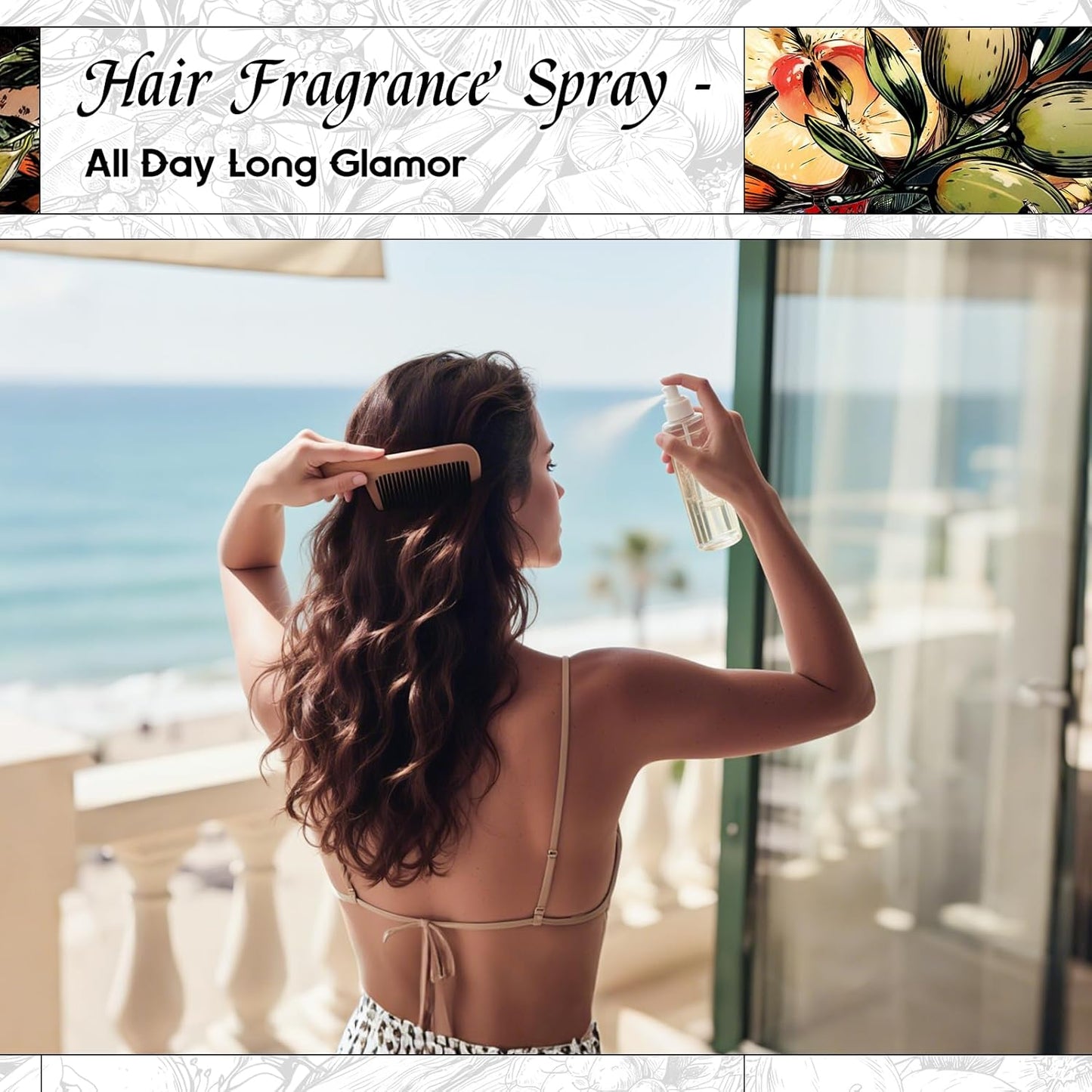 HIQILI Glam Girl Fragrance Oil for Candle, Soap, Inspired by Her-rera G.Girl, Perfume Making, Essential Oil Diffuser, Long Lasting Scents for Hair & Skin - 1 Fl Oz