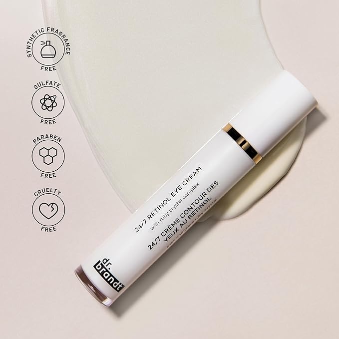 Dr. Brandt 24/7 Retinol Eye Cream - Brightens The Eye Contour, Smooths Fine Lines and Wrinkles - 0.5 oz / 15 g