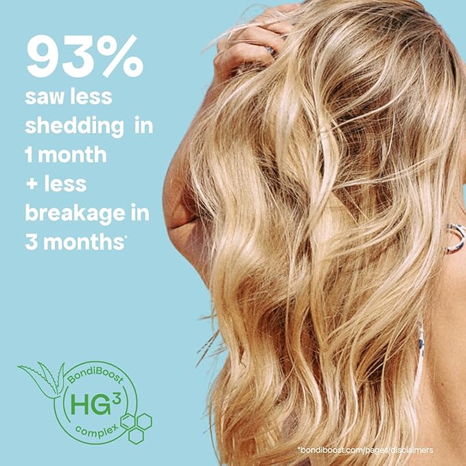 BONDIBOOST HG Anti-Thinning Shampoo for Women & Men [10.14 fl oz], Clinically Tested to Promote Fuller + Thicker-Looking Hair, Natural Mint Scent + Procapil, Redensyl & Rosemary Formula, Sulfate-Free