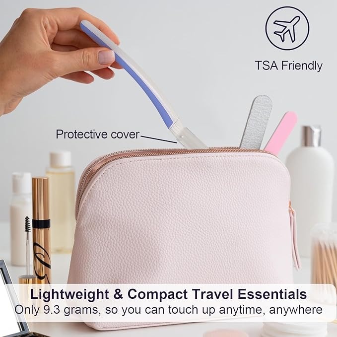 Face Razors for Women, Dermaplane Razor for Women Face, Eyebrow Razor, Dermaplaning Tool, Skin Safe Microblades, Peach Fuzz Remover (9ct, Aegean Frost)