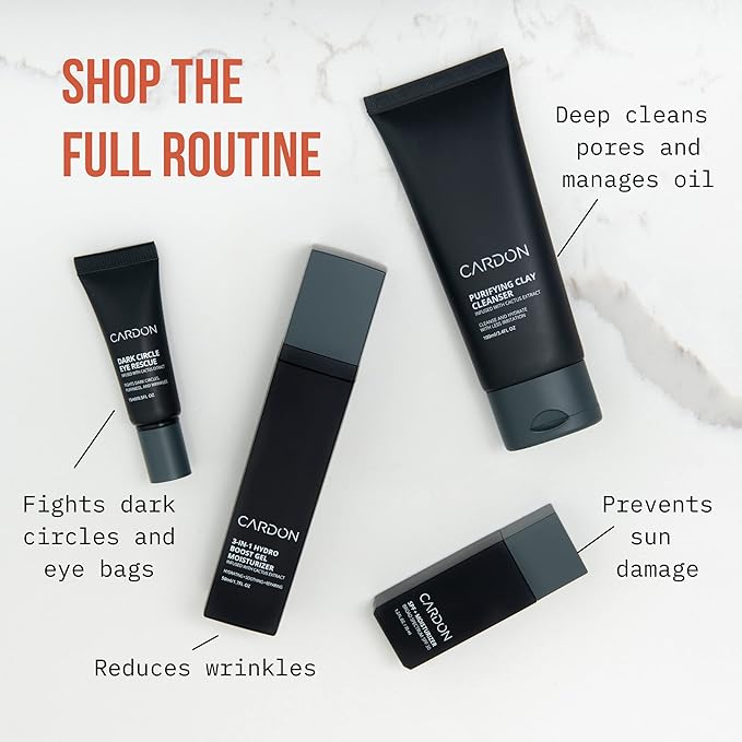 Cardon | Dark Circle Rescue for Men and Women | Under Eye Roller Eye Stick Massager for Puffy Eyes, Dark Circles, Bags, Wrinkles | Made with Peptides, Niacinamide, Hyaluronic Acid