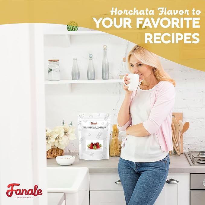 Fanale Premium Horchata Bubble Tea Flavoring Powder | Perfect for Baking, Smoothies, Desserts and Drinks | Instant Flavoring Powder for Boba Milk Tea- 2.2 Pounds (Pack of 1).