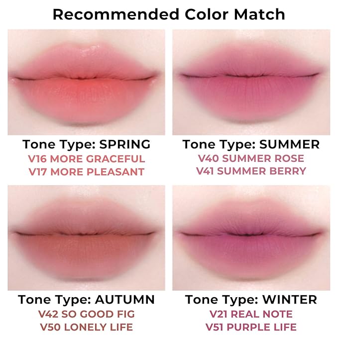 BBIA Last Velvet Tint NEW - Soft Creamy Matte Finish Lip Stain, Blur Effect & Velvety Texture, Long-Lasting, High Pigment, Non-Drying, Vegan, Korean Lip Makeup (V39 FEIGN LONGING, Pack of 1)