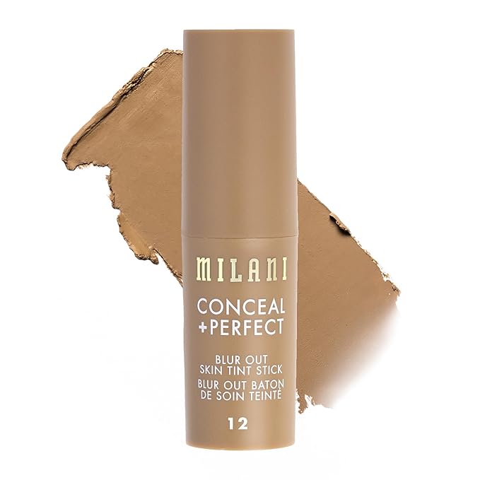 Milani Conceal + Perfect - Skin Tint Stick, Blur Out Tinted Moisturizer Makeup, Shade 012