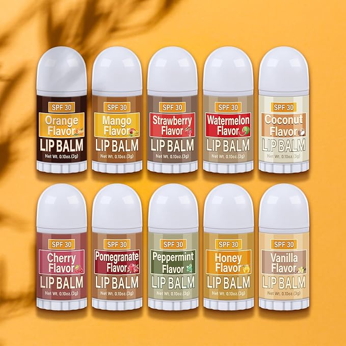 150 Pcs Mini Sunscreen Lip Balms Bulk SPF 30 Lip Balm Sticks Favors with Sunscreen SPF Employee Staff Appreciation Gifts Bulk Team Coworkers Christmas Party Gifts for Travel Beach